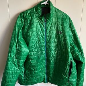 Green North Face Jacket